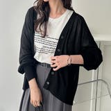 接触冷感!Vネックカーディガン | GeeRA | 詳細画像3