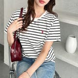 ボーダー | 【U.S. POLO ASSN.】接触冷感ワンポイント刺繍Tシャツ | GeeRA