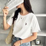 オフホワイト×カラー | 【U.S. POLO ASSN.】接触冷感ワンポイント刺繍Tシャツ | GeeRA