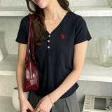 【U.S. POLO ASSN.】接触冷感Vネックヘンリーリブカットソー | GeeRA | 詳細画像14