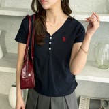 【U.S. POLO ASSN.】接触冷感Vネックヘンリーリブカットソー | GeeRA | 詳細画像15