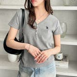 【U.S. POLO ASSN.】接触冷感Vネックヘンリーリブカットソー | GeeRA | 詳細画像20