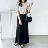 配色メロー5分袖表面感カットソー | GeeRA | 詳細画像17