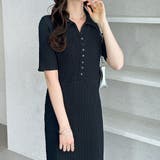 全骨格細見え！表面感素材マーメイドワンピース | GeeRA | 詳細画像17 