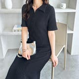 全骨格細見え！表面感素材マーメイドワンピース | GeeRA | 詳細画像19 