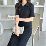 全骨格細見え！表面感素材マーメイドワンピース | GeeRA | 詳細画像20 