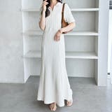 全骨格細見え！表面感素材マーメイドワンピース | GeeRA | 詳細画像9 