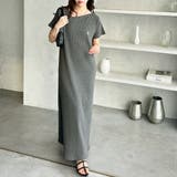 【U. S. POLO ASSN.】アシメネックリブカットソーワンピース | GeeRA | 詳細画像7