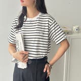 オフ白系ボーダー | 【ＰＥＮＮＥＹＳ】接触冷感ベーシックＴシャツ | GeeRA