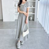 【U.S. POLO ASSN.】レイヤード風ヘンリーネック半袖ワンピース | GeeRA | 詳細画像10