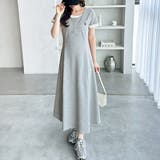 【U.S. POLO ASSN.】レイヤード風ヘンリーネック半袖ワンピース | GeeRA | 詳細画像11