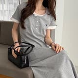 【Ｕ．Ｓ． ＰＯＬＯ ＡＳＳＮ．】レイヤード風ヘンリーネック半袖ワンピース | GeeRA | 詳細画像24 