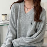 グレー | 【U.S. POLO ASSN.】Vネックニット | GeeRA