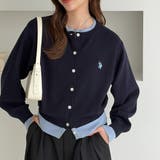【U.S. POLO ASSN.】レイヤード風バイカラーカーデ | GeeRA | 詳細画像8