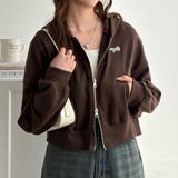 【PENNEYS】裏毛ダブルジップショートパーカー | GeeRA | 詳細画像15