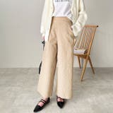 エンボス加工ストレートワイドパンツ | GeeRA | 詳細画像2 