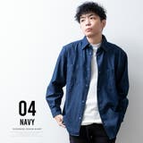 デニムシャツ メンズ シャツ デニム カジュアルシャツ メンズシャツ 綿100 | GENELESS | 詳細画像8 