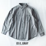 デニムシャツ メンズ シャツ デニム カジュアルシャツ メンズシャツ 綿100 | GENELESS | 詳細画像10 