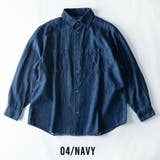 デニムシャツ メンズ シャツ デニム カジュアルシャツ メンズシャツ 綿100 | GENELESS | 詳細画像13 