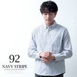 シャツ メンズ 長袖 ストライプ オックスシャツ 春 ボタンダウン | GENELESS | 詳細画像13