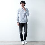 シャツ メンズ 長袖 ストライプ オックスシャツ 春 ボタンダウン | GENELESS | 詳細画像14