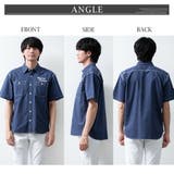 シャツ メンズ 半袖 オックスシャツ ディッキーズ 胸ポケット 半袖シャツ | GENELESS | 詳細画像12 