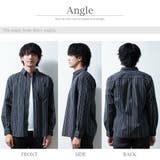 シャツ メンズ 長袖 2枚セット ストライプ ワイシャツ Yシャツ カジュアル | GENELESS | 詳細画像15