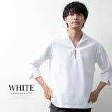 シャツ メンズ 7分袖 カプリシャツ ドライ パナマ織 涼しい シャツ | GENELESS | 詳細画像8