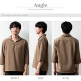 シャツ メンズ 7分袖 カプリシャツ ドライ パナマ織 涼しい シャツ | GENELESS | 詳細画像13