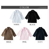 シャツ メンズ 7分袖 カプリシャツ ドライ パナマ織 涼しい シャツ | GENELESS | 詳細画像14