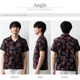 アロハシャツ メンズ オープンカラー 花柄 総柄 開襟シャツ 涼しい | GENELESS | 詳細画像19 