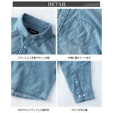 デニムシャツ メンズ シャツ デニム カジュアルシャツ メンズシャツ 綿100 | GENELESS | 詳細画像15