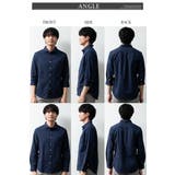 メンズ シャツ 長袖 7分袖 リネン おしゃれ 春 夏 涼しい 綿麻シャツ | GENELESS | 詳細画像25 