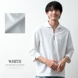 シャツ メンズ カプリシャツ 七分袖 プルオーバー プルオーバーシャツ 麻 | GENELESS | 詳細画像9 