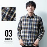チェックシャツ メンズ 長袖 秋冬 トップス カジュアルシャツ 綿 コットン | GENELESS | 詳細画像10