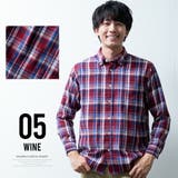 チェックシャツ メンズ 長袖 秋冬 トップス カジュアルシャツ 綿 コットン | GENELESS | 詳細画像12