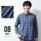 チェックシャツ メンズ 長袖 秋冬 トップス カジュアルシャツ 綿 コットン | GENELESS | 詳細画像15