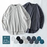 tシャツ メンズ 長袖 シルケットライク ロング丈 長袖tシャツ | GENELESS | 詳細画像4