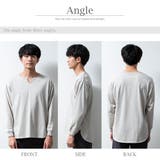 tシャツ メンズ 長袖 シルケットライク ロング丈 長袖tシャツ | GENELESS | 詳細画像21