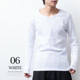 tシャツ メンズ 長袖 サーマル ワッフル 細身 Tシャツ クルーネック | GENELESS | 詳細画像8 