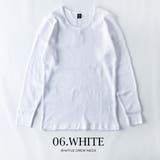 tシャツ メンズ 長袖 サーマル ワッフル 細身 Tシャツ クルーネック | GENELESS | 詳細画像11 