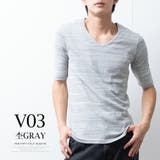 Tシャツ メンズ 5分袖 tシャツ 半袖 半袖tシャツ 細身 シャツ | GENELESS | 詳細画像9 