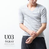 Tシャツ メンズ 5分袖 tシャツ 半袖 半袖tシャツ 細身 シャツ | GENELESS | 詳細画像11 