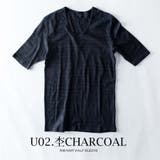 Tシャツ メンズ 5分袖 tシャツ 半袖 半袖tシャツ 細身 シャツ | GENELESS | 詳細画像15 