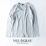 Tシャツ メンズ 長袖 コットンフライス 細身 ストレッチ tシャツ | GENELESS | 詳細画像19 