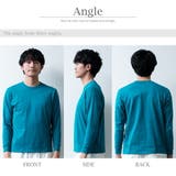 tシャツ メンズ 長袖 綿100 オーガニックコットン クルーネック Tシャツ | GENELESS | 詳細画像22