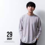 tシャツ メンズ 長袖 ラウンド裾 クルーネック 長袖tシャツ 重ね着 | GENELESS | 詳細画像8
