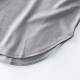 tシャツ メンズ 長袖 ラウンド裾 クルーネック 長袖tシャツ 重ね着 | GENELESS | 詳細画像18