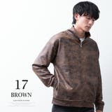 アウター メンズ フェイクレザー ブルゾン スタンドカラー 秋冬 | GENELESS | 詳細画像7 