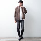 アウター メンズ フェイクレザー ブルゾン スタンドカラー 秋冬 | GENELESS | 詳細画像8 